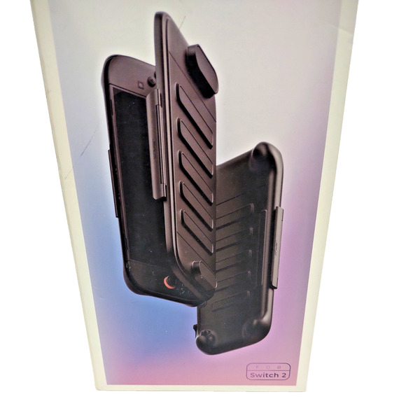 JSAUX Shock Absorbent Storage Case cover for Nintendo Switch 2 Translucent Black - Picture 4 of 12